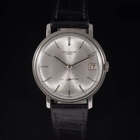 patek philippe 3445 white gold|Patek Philippe White Gold Automatic Wristwatch Ref 3445 circa .